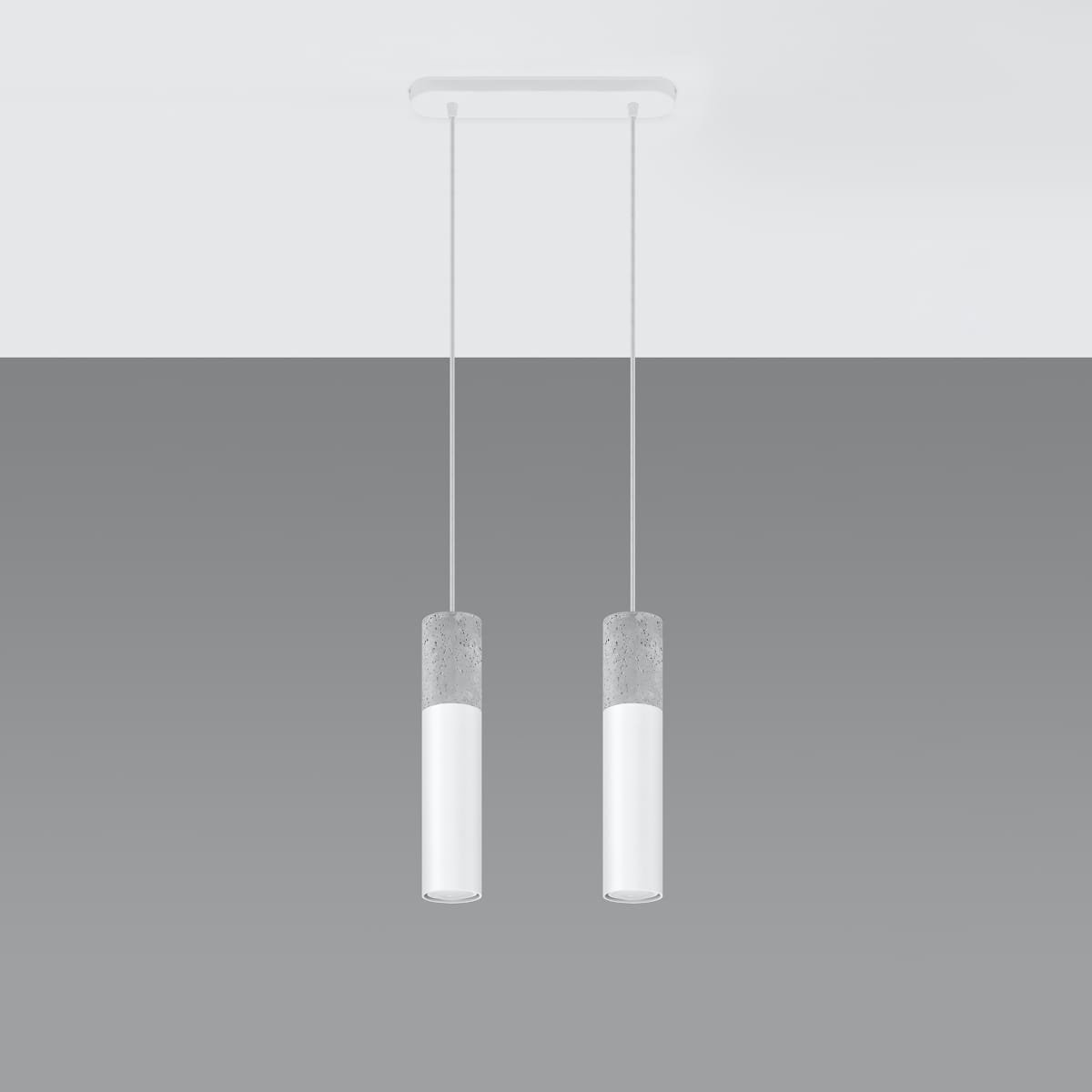 Pendant Lamp Borgio Two Light White Pendant Lamp Borgio Two Light White Kitchen Ceiling Lighting Fisherman's Lights UK