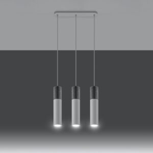 Pendant Lamp Borgio Three Light White Kitchen Ceiling Lighting Fisherman's Lights UK