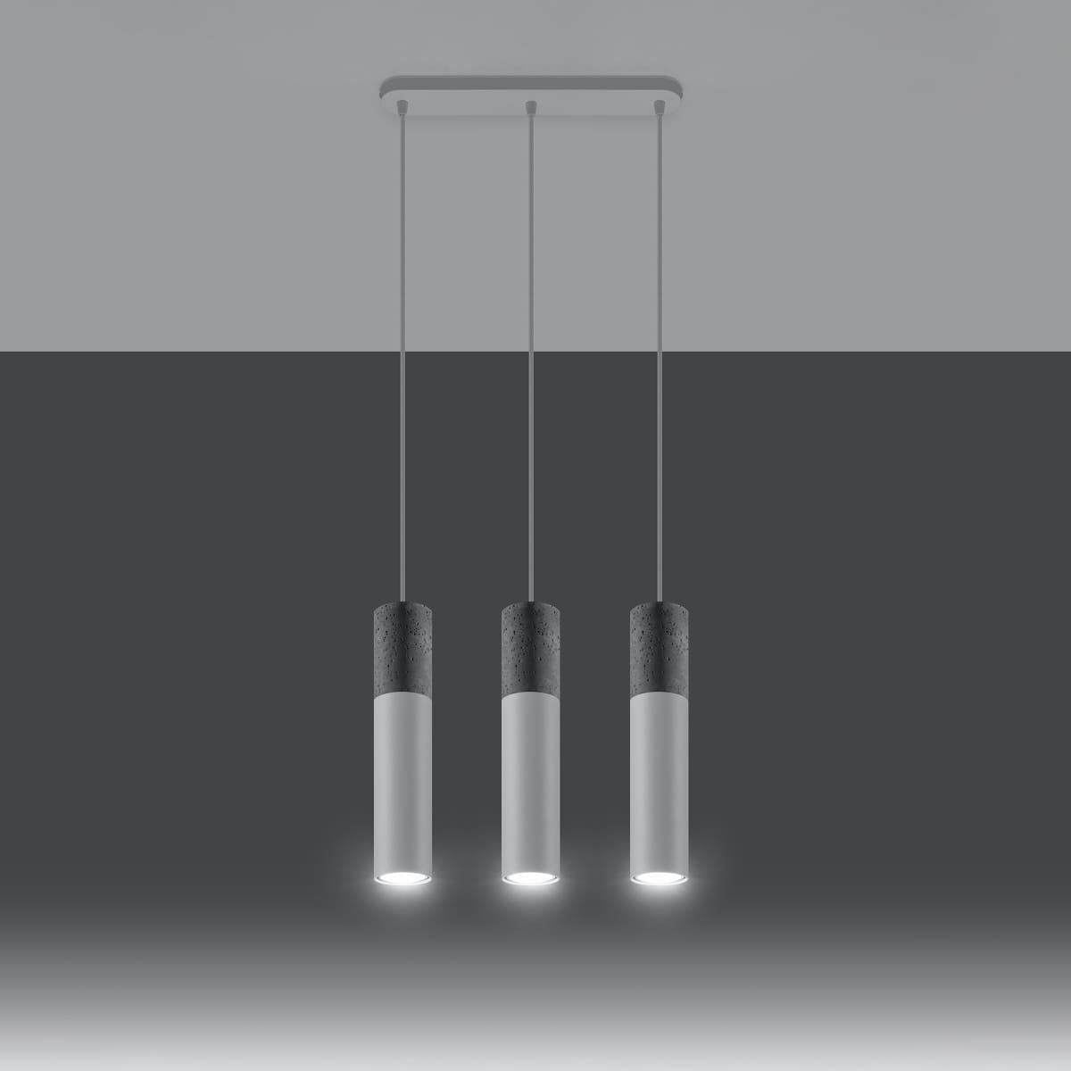 Pendant Lamp Borgio Three Light White Pendant Lamp Borgio Three Light White Kitchen Ceiling Lighting Fisherman's Lights UK