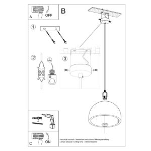 Pendant Lamp Pablito Kitchen Ceiling Lighting Fisherman's Lights UK