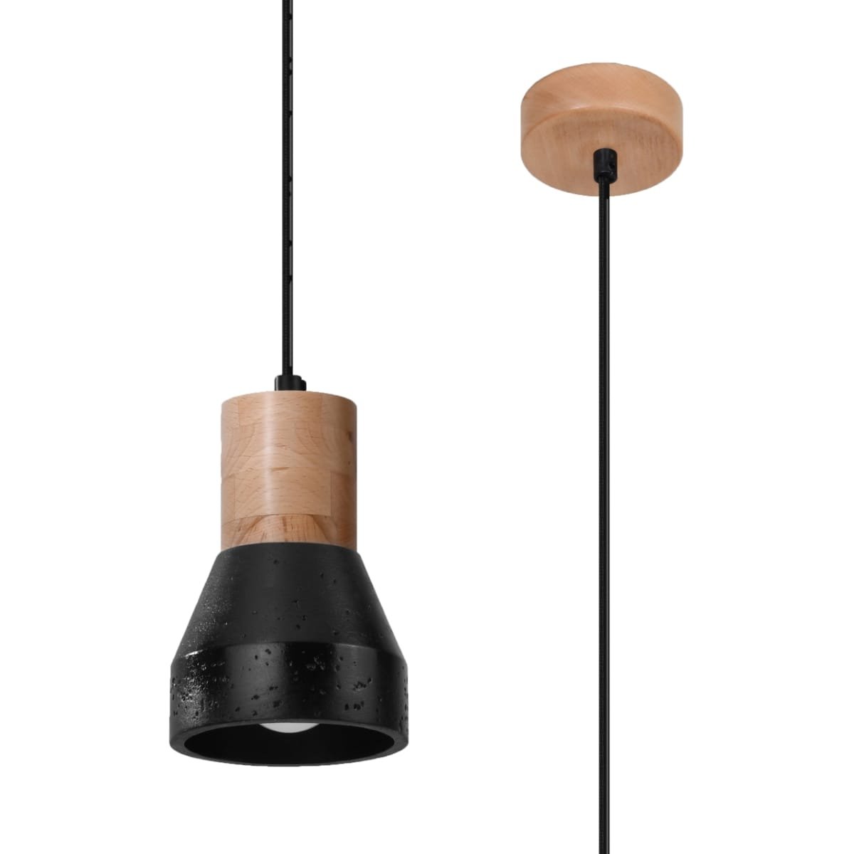 Pendant Lamp Qubic Black Pendant Lamp Qubic Black Kitchen Ceiling Lighting Fisherman's Lights UK