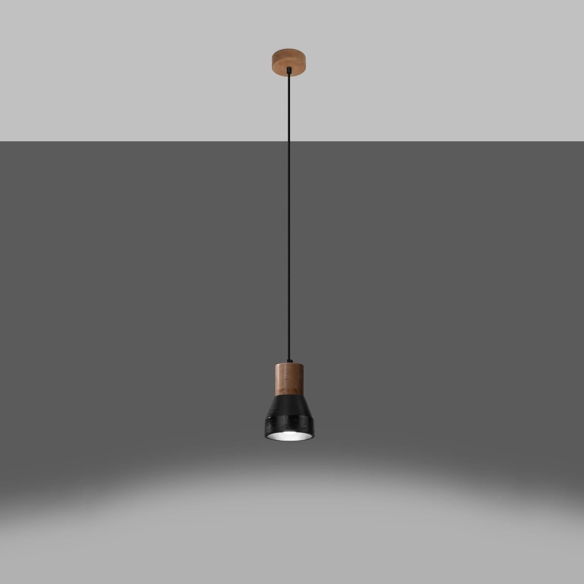 Pendant Lamp Qubic Black Pendant Lamp Qubic Black Kitchen Ceiling Lighting Fisherman's Lights UK