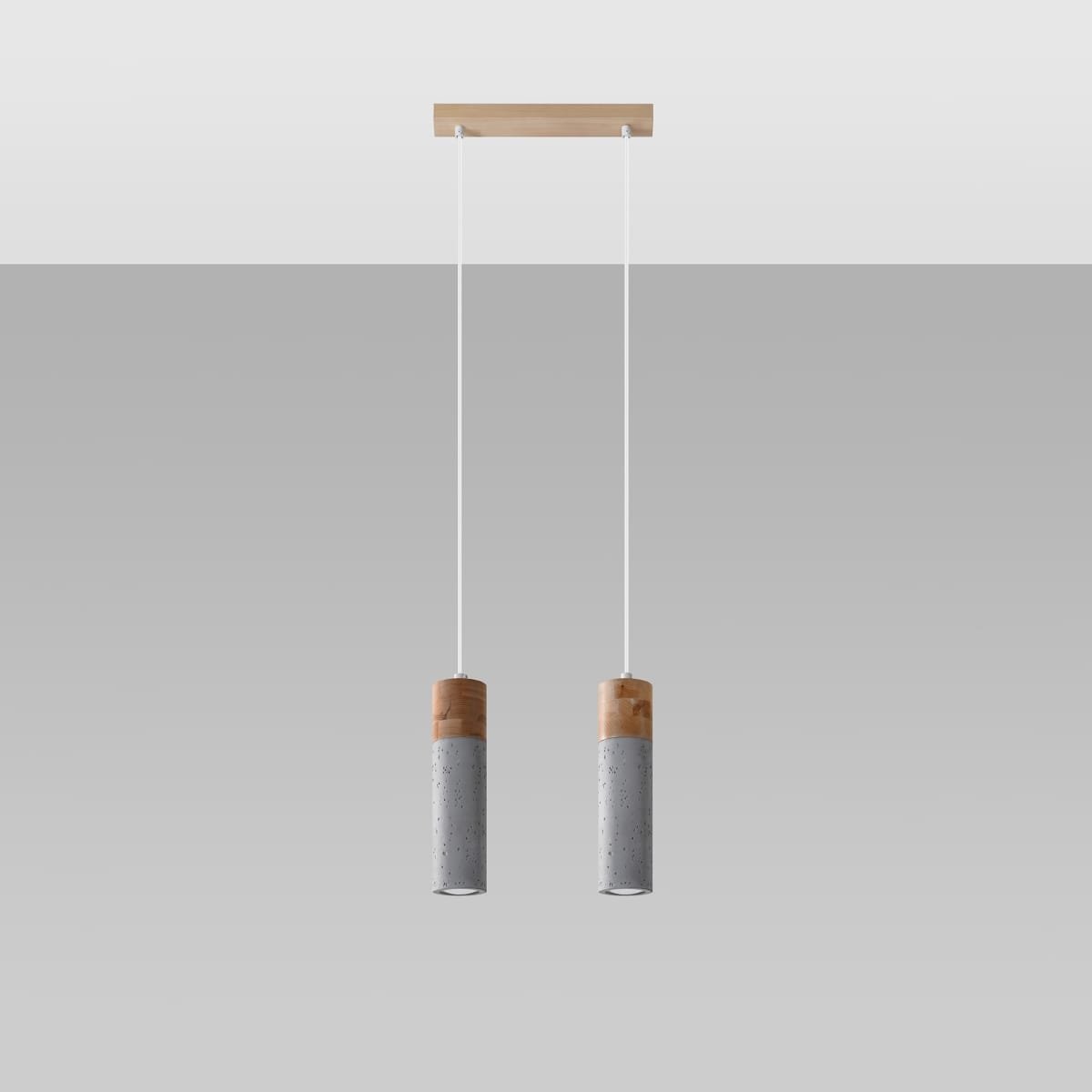 Pendant Lamp Zane Two Light Grey Pendant Lamp Zane Two Light Grey Kitchen Ceiling Lighting Fisherman's Lights UK