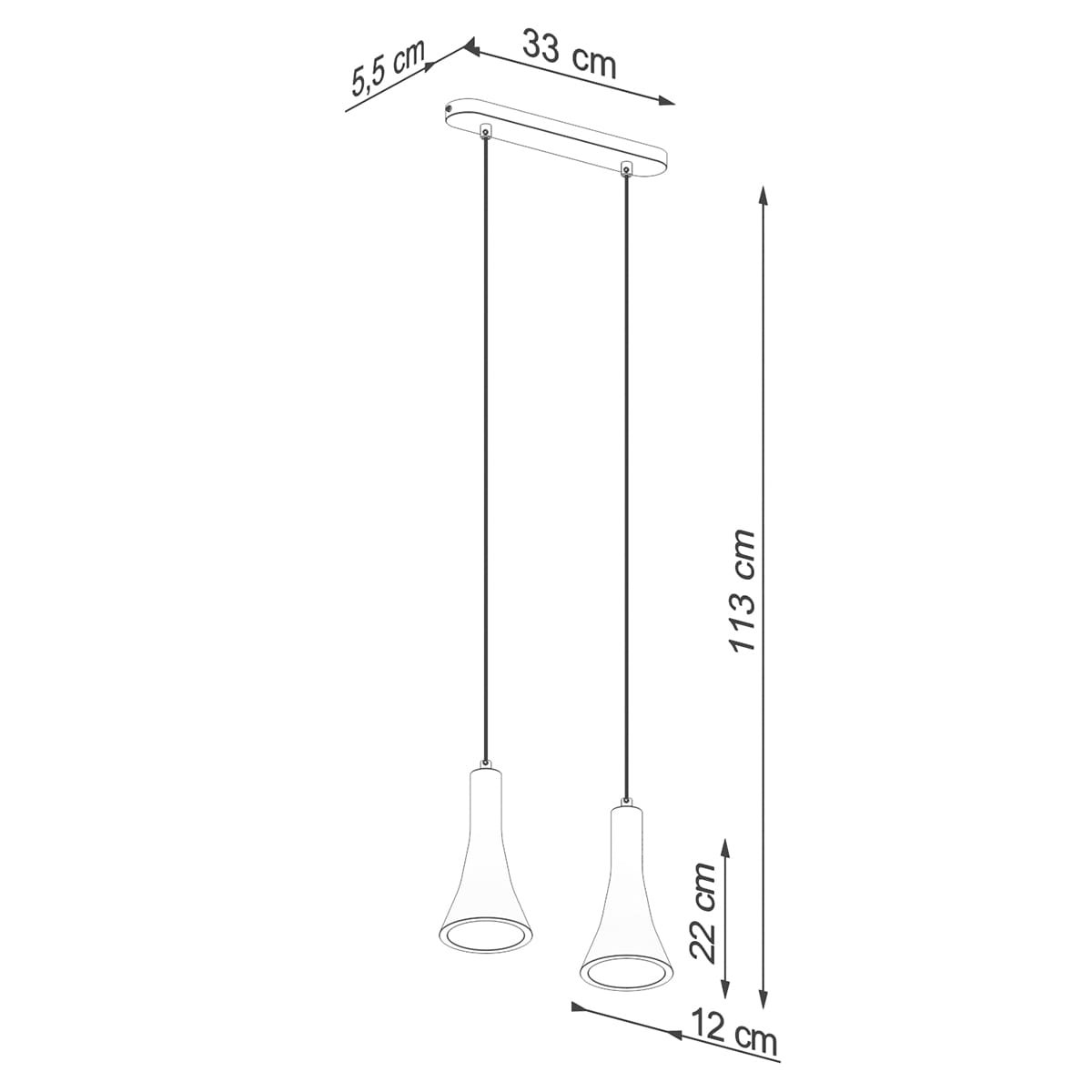 Pendant Lamp Rea Two Light Concrete Pendant Lamp Rea Two Light Concrete Kitchen Ceiling Lighting Fisherman's Lights UK