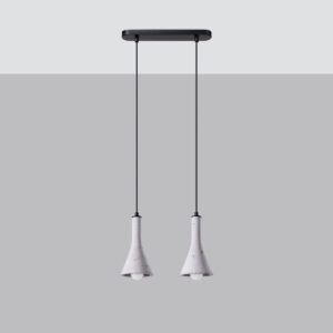Pendant Lamp Rea Two Light Concrete Kitchen Ceiling Lighting Fisherman's Lights UK