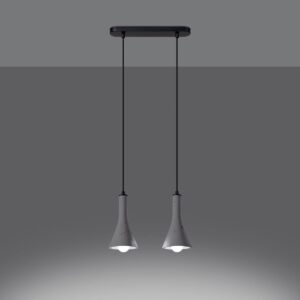 Pendant Lamp Rea Two Light Concrete Kitchen Ceiling Lighting Fisherman's Lights UK