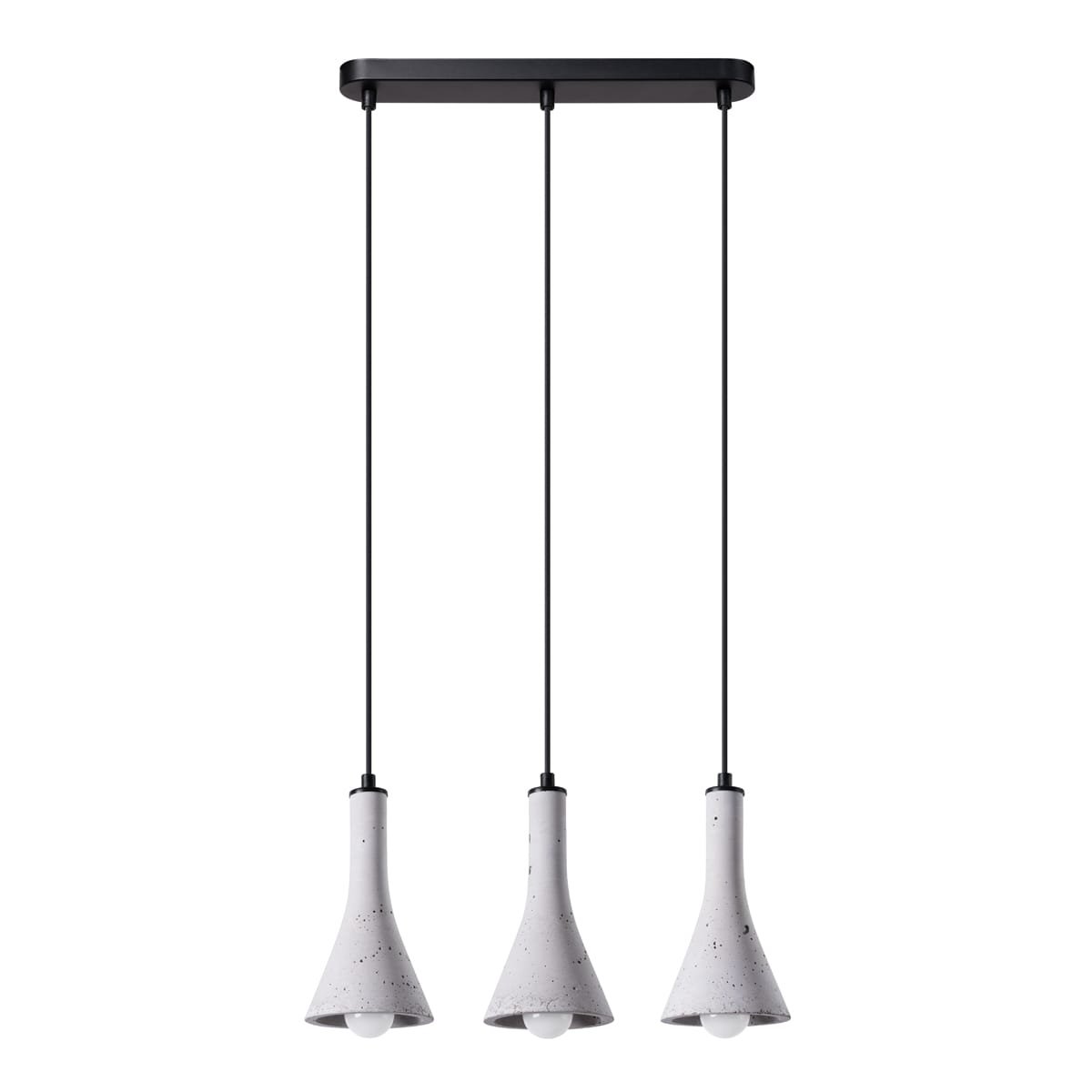 Pendant Lamp Rea Three Light Concrete Pendant Lamp Rea Three Light Concrete Kitchen Ceiling Lighting Fisherman's Lights UK