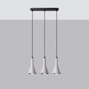 Pendant Lamp Rea Three Light Concrete Kitchen Ceiling Lighting Fisherman's Lights UK