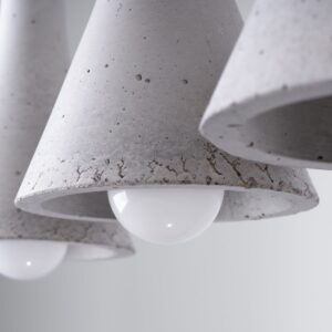 Pendant Lamp Rea Three Light Concrete Kitchen Ceiling Lighting Fisherman's Lights UK