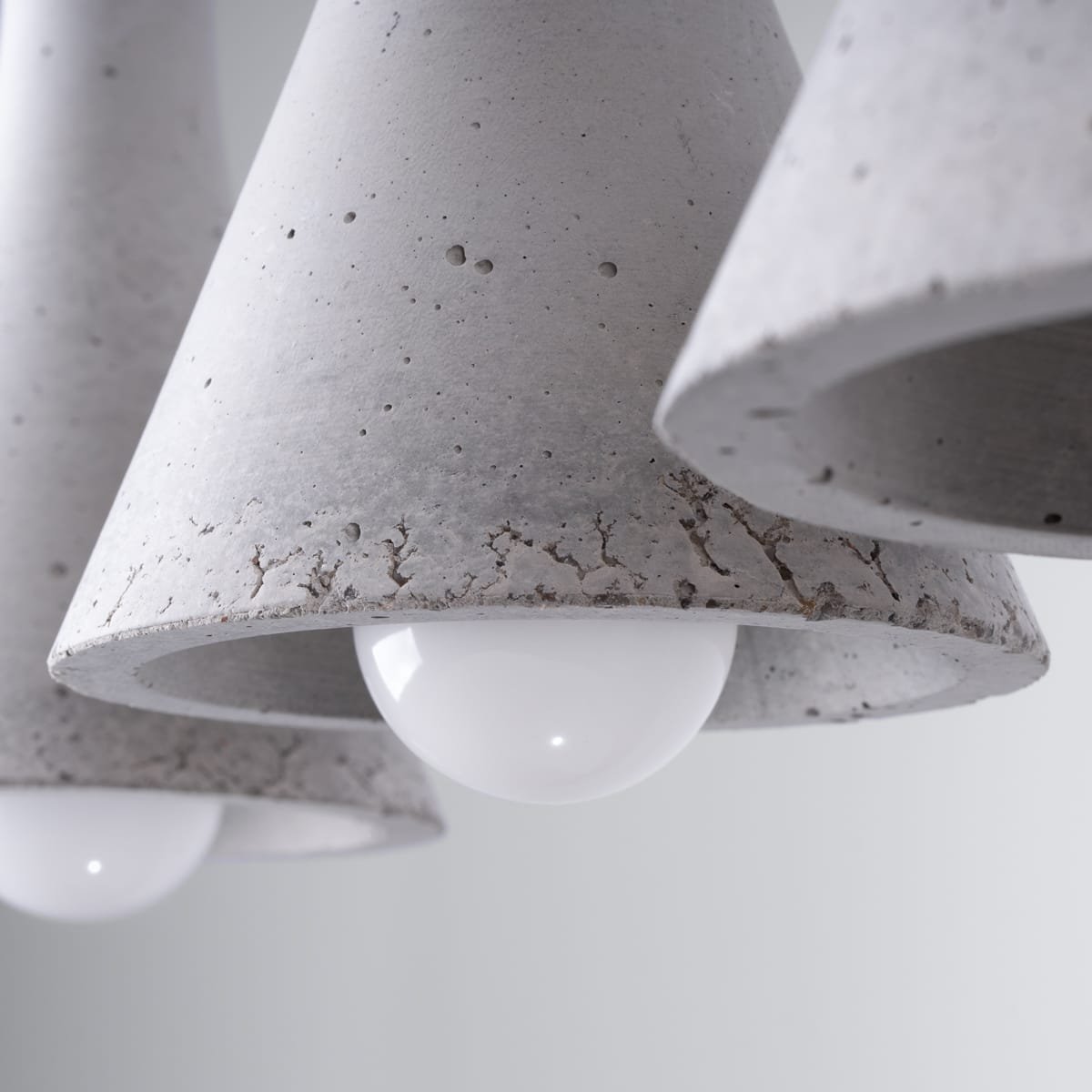 Pendant Lamp Rea Three Light Concrete Pendant Lamp Rea Three Light Concrete Kitchen Ceiling Lighting Fisherman's Lights UK