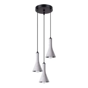 Pendant Lamp Rea Three Light Concrete Kitchen Ceiling Lighting Fisherman's Lights UK