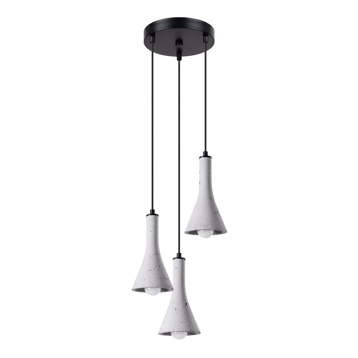 Pendant Lamp Rea Three Light Concrete Pendant Lamp Rea Three Light Concrete Kitchen Ceiling Lighting Fisherman's Lights UK