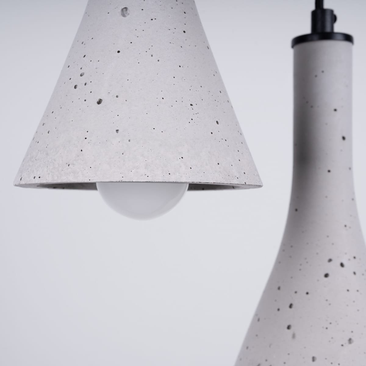 Pendant Lamp Rea Three Light Concrete Pendant Lamp Rea Three Light Concrete Kitchen Ceiling Lighting Fisherman's Lights UK