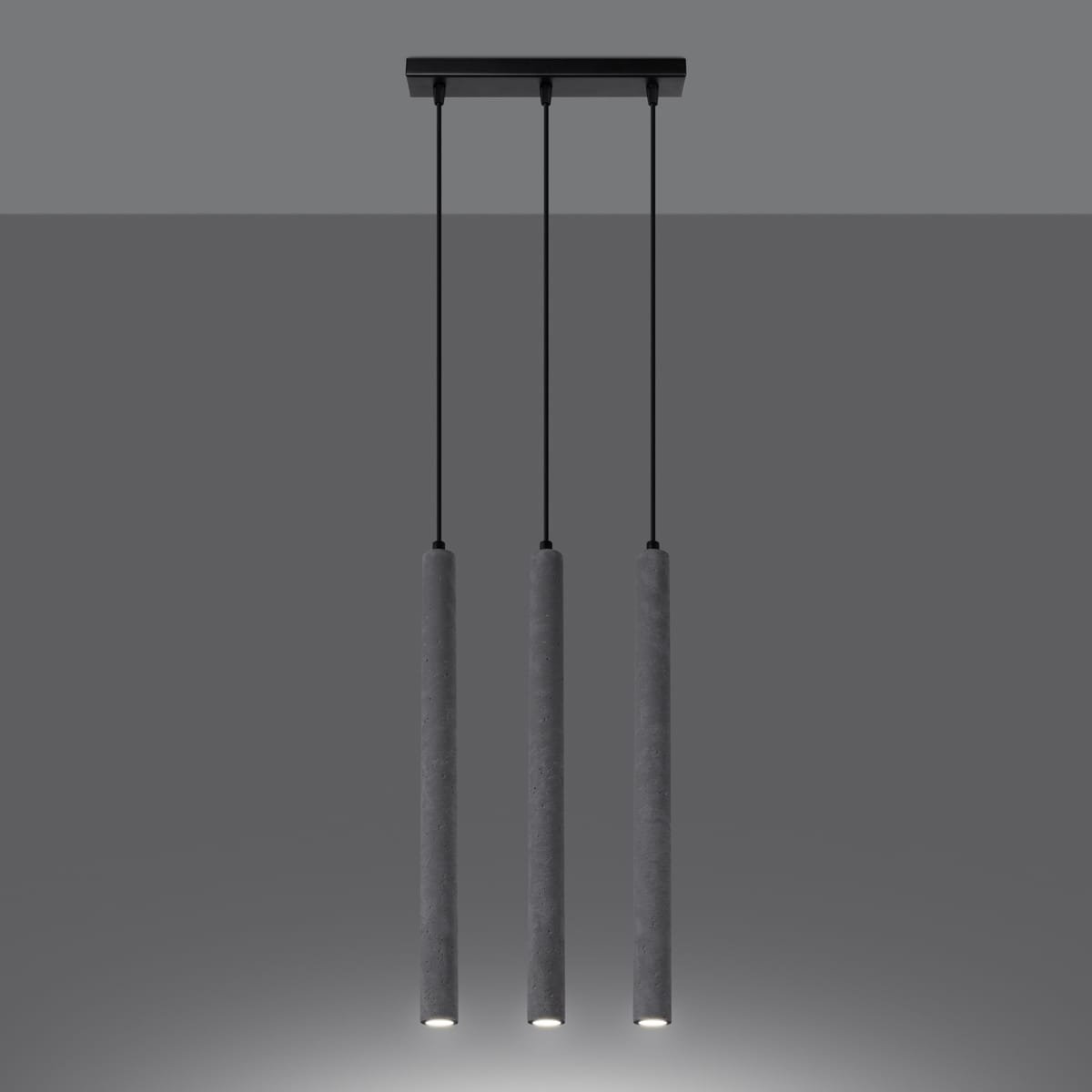 Pendant Lamp Pastelo Three Light Concrete Pendant Lamp Pastelo Three Light Concrete Kitchen Ceiling Lighting Fisherman's Lights UK