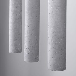 Pendant Lamp Pastelo Three Light Concrete Kitchen Ceiling Lighting Fisherman's Lights UK