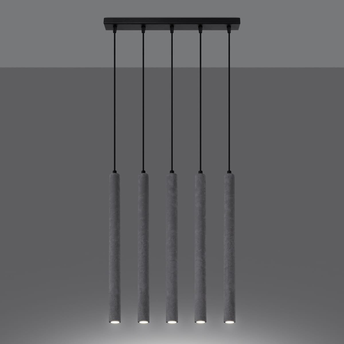 Pendant Lamp Pastelo Five Light Concrete Pendant Lamp Pastelo Five Light Concrete Kitchen Ceiling Lighting Fisherman's Lights UK