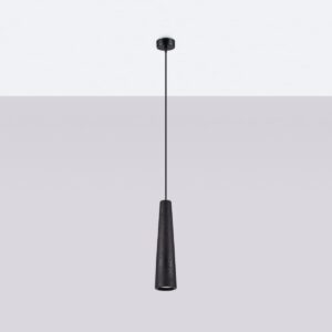 Pendant Lamp Electra Black Concrete Kitchen Ceiling Lighting Fisherman's Lights UK