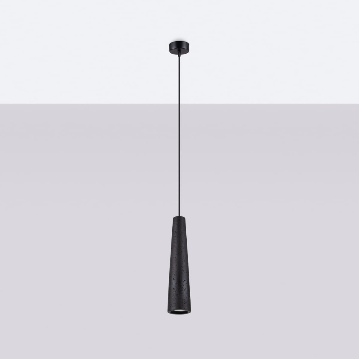 Pendant Lamp Electra Black Concrete Pendant Lamp Electra Black Concrete Kitchen Ceiling Lighting Fisherman's Lights UK