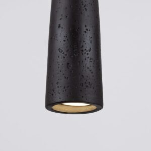 Pendant Lamp Electra Black Concrete Kitchen Ceiling Lighting Fisherman's Lights UK