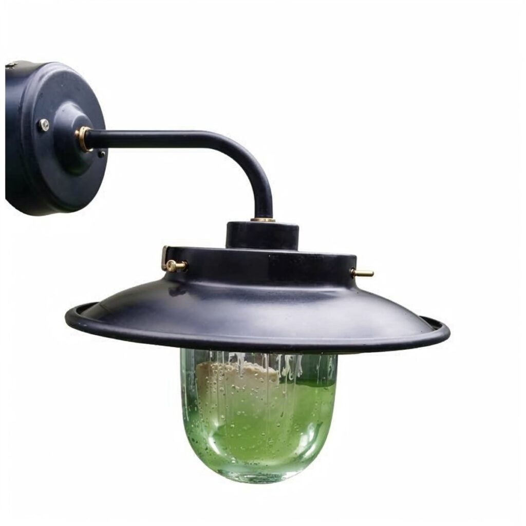 Black Burford Outdoor Wall Light
