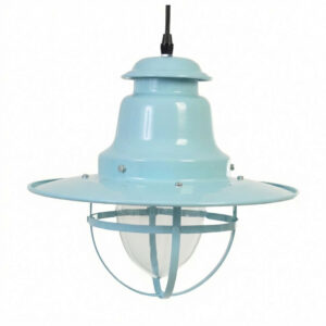 Sea Spray Blue Quayside Pendant Light | Coastal Theme Lighting Fisherman's Pendant Lights Fisherman's Lights UK
