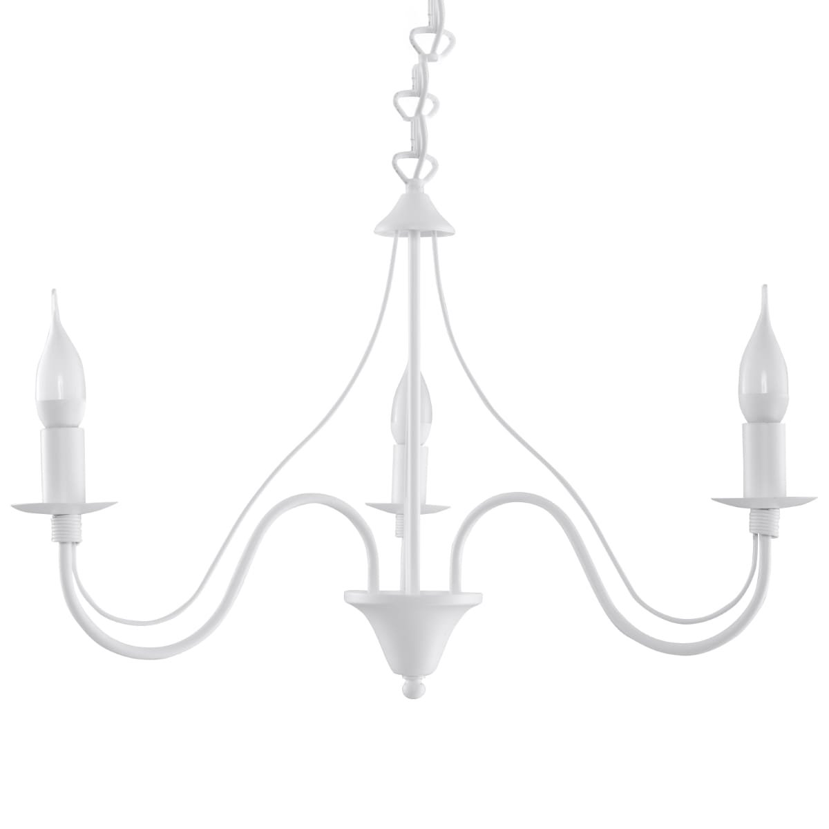 Chandelier Minerwa Three Light White Chandelier Minerwa Three Light White Uncategorized Fisherman's Lights UK