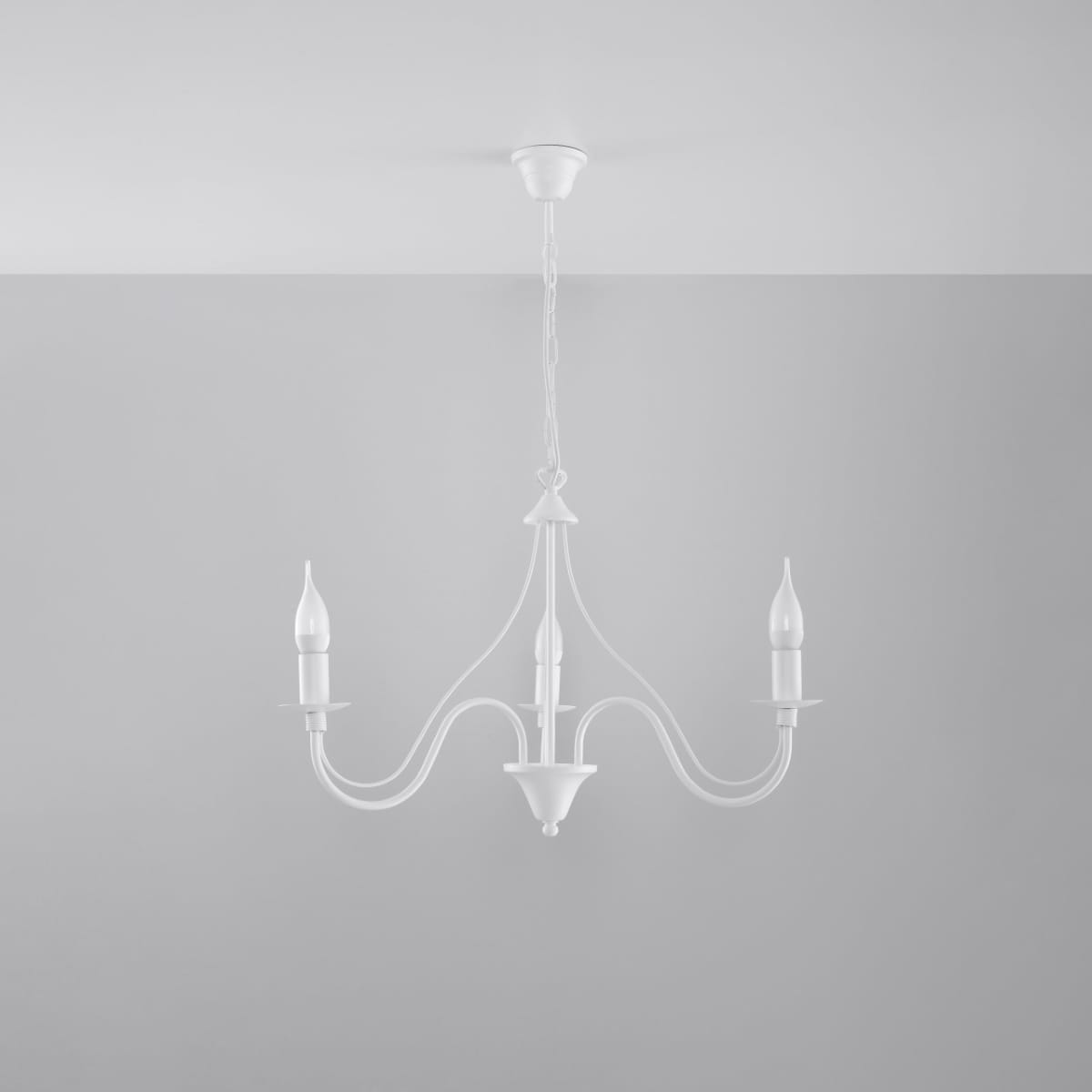 Chandelier Minerwa Three Light White Chandelier Minerwa Three Light White Uncategorized Fisherman's Lights UK