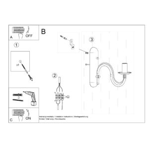 Wall Lamp Minerwa White Uncategorized Fisherman's Lights UK