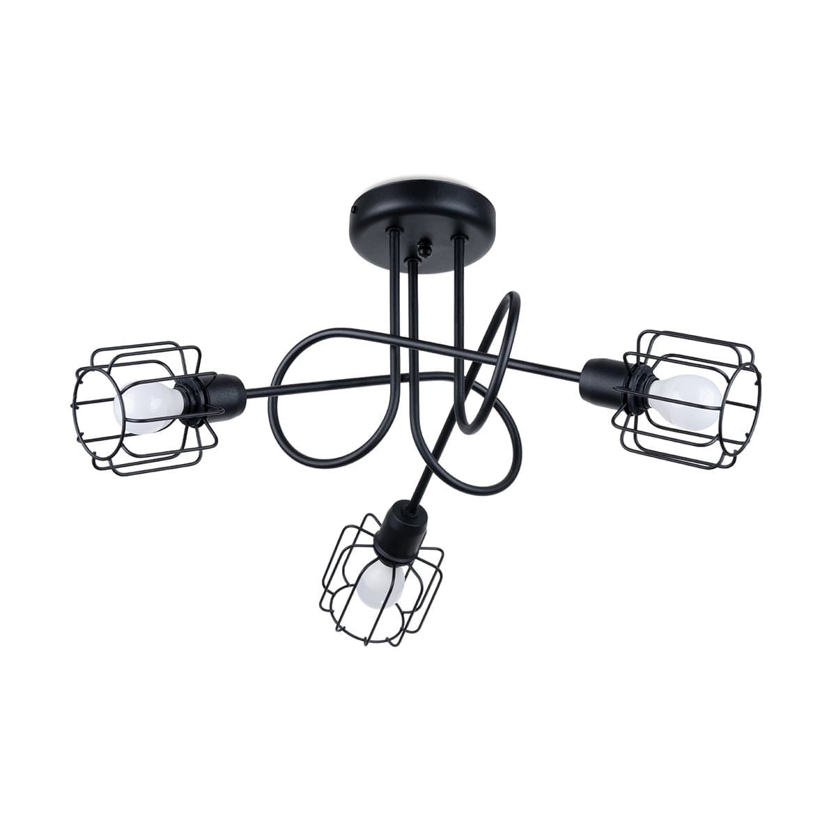 Multi Arm Ceiling Light Beluci Three Light Black Multi Arm Ceiling Light Beluci Three Light Black Uncategorized Fisherman's Lights UK