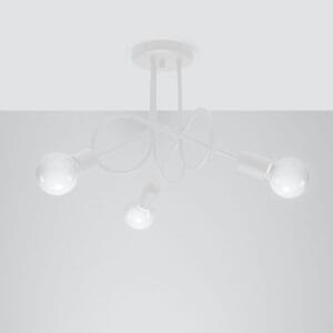 Multi Arm Ceiling Light Loop Three Light White Uncategorized Fisherman's Lights UK