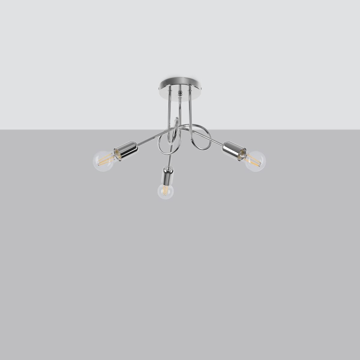 Chandelier Loop Three Light Chrome Chandelier Loop Three Light Chrome Uncategorized Fisherman's Lights UK