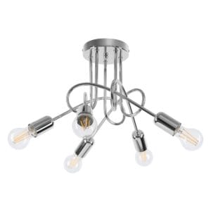 Chandelier Loop Five Light Chrome Uncategorized Fisherman's Lights UK