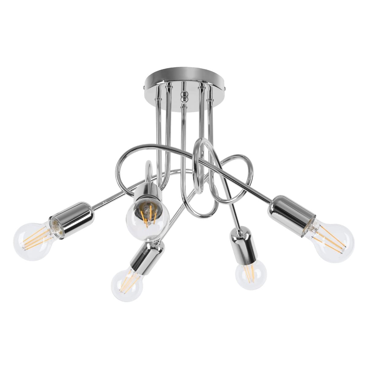 Chandelier Loop Five Light Chrome Chandelier Loop Five Light Chrome Uncategorized Fisherman's Lights UK