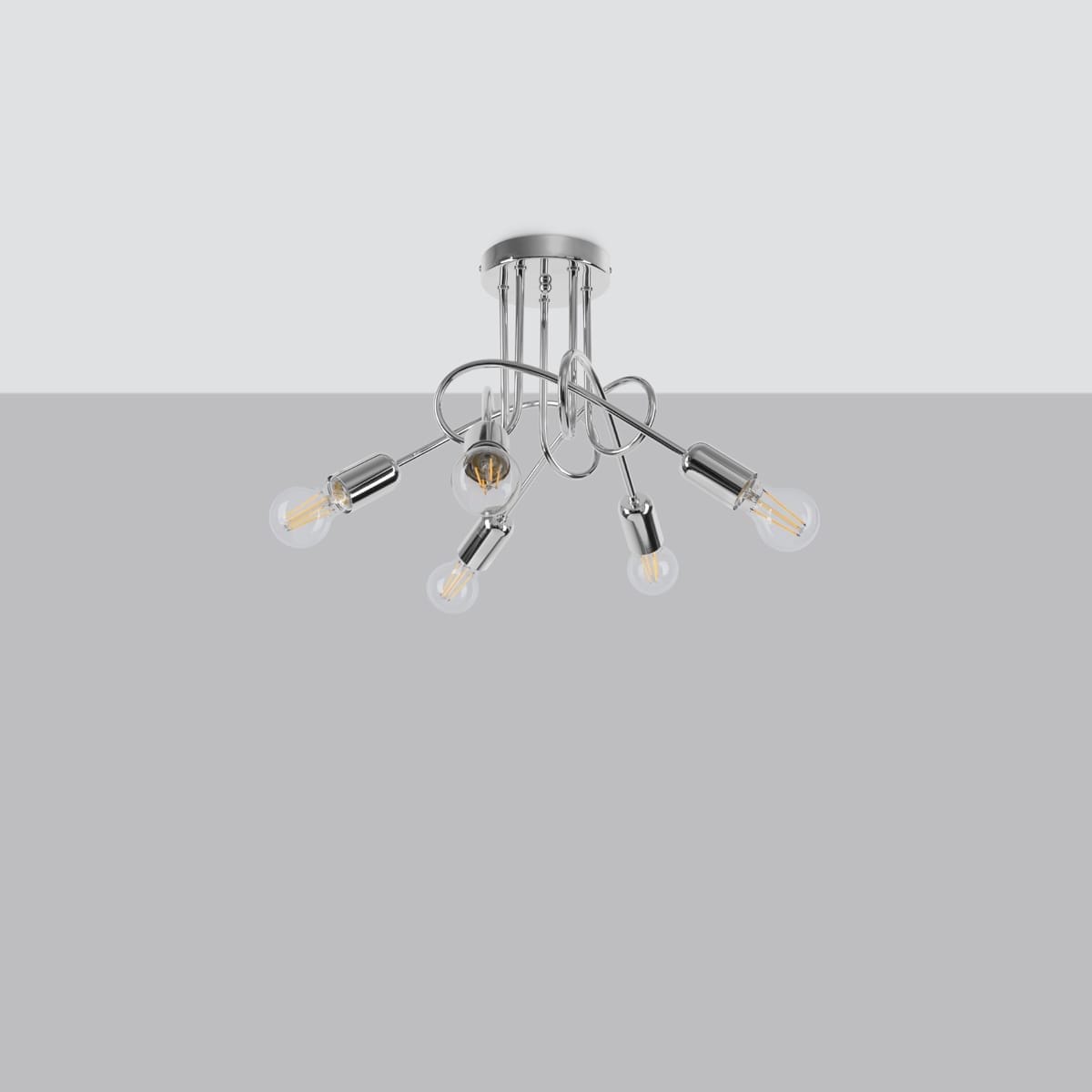 Chandelier Loop Five Light Chrome Chandelier Loop Five Light Chrome Uncategorized Fisherman's Lights UK