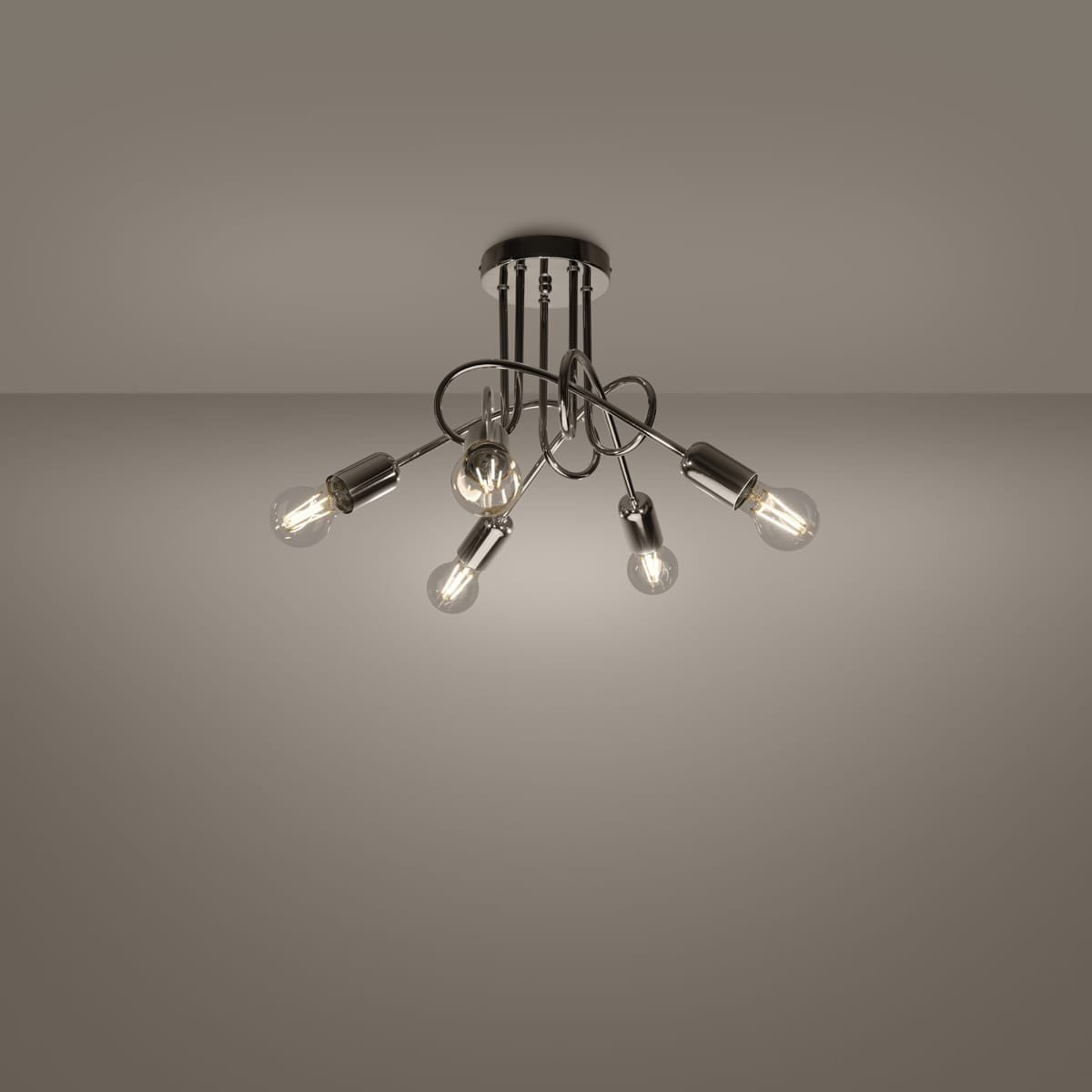 Chandelier Loop Five Light Chrome Chandelier Loop Five Light Chrome Uncategorized Fisherman's Lights UK