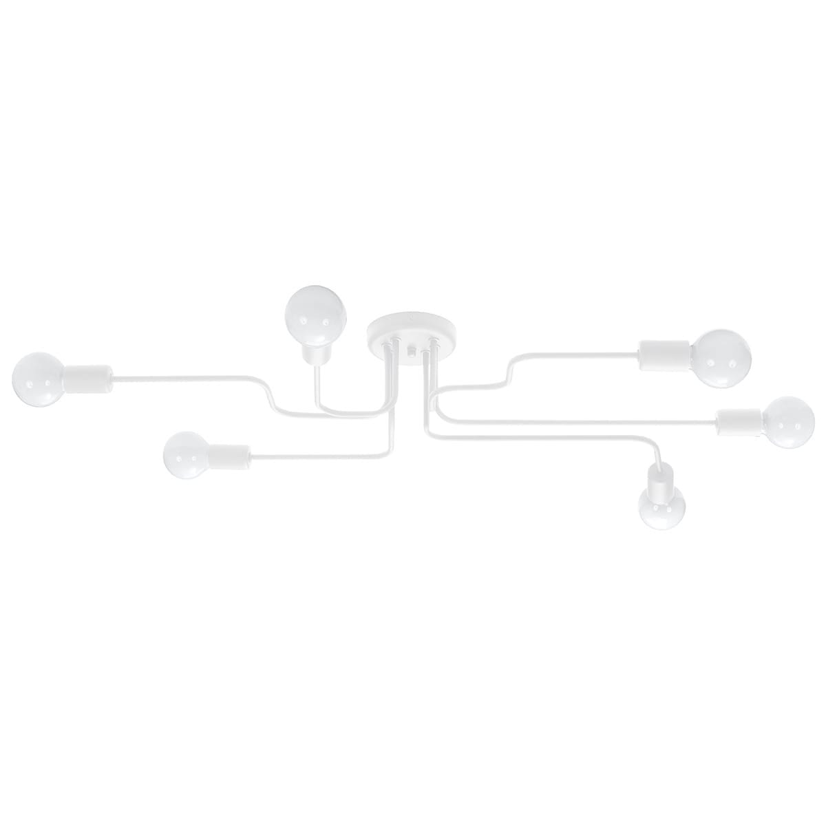 Multi Arm Ceiling Light Vector Six Light White Multi Arm Ceiling Light Vector Six Light White Uncategorized Fisherman's Lights UK