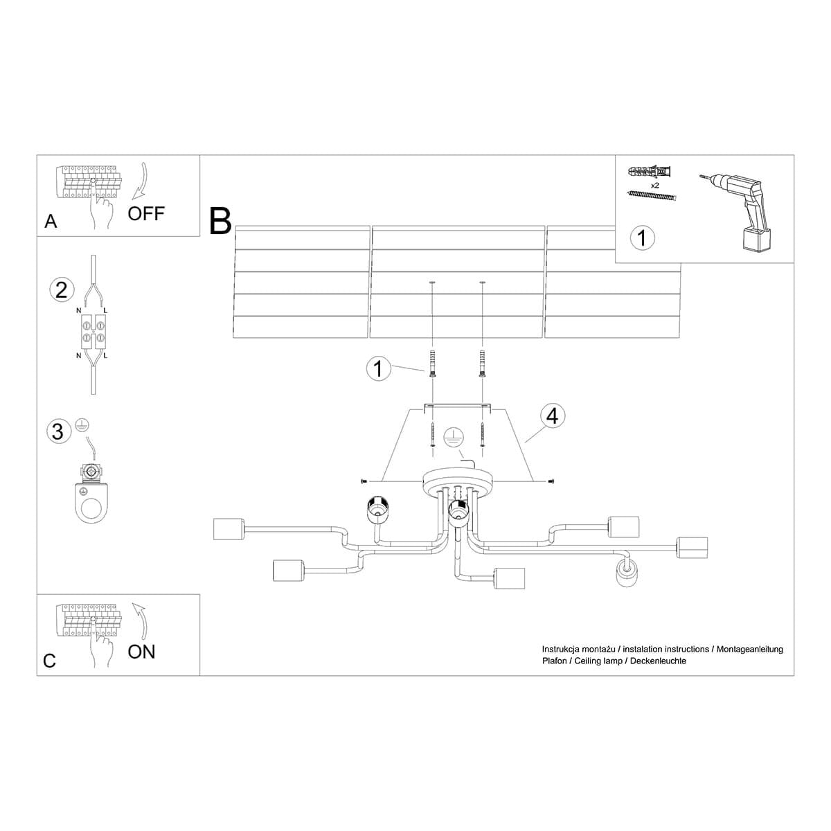 Multi Arm Ceiling Light Vector Eight Light White Multi Arm Ceiling Light Vector Eight Light White Uncategorized Fisherman's Lights UK