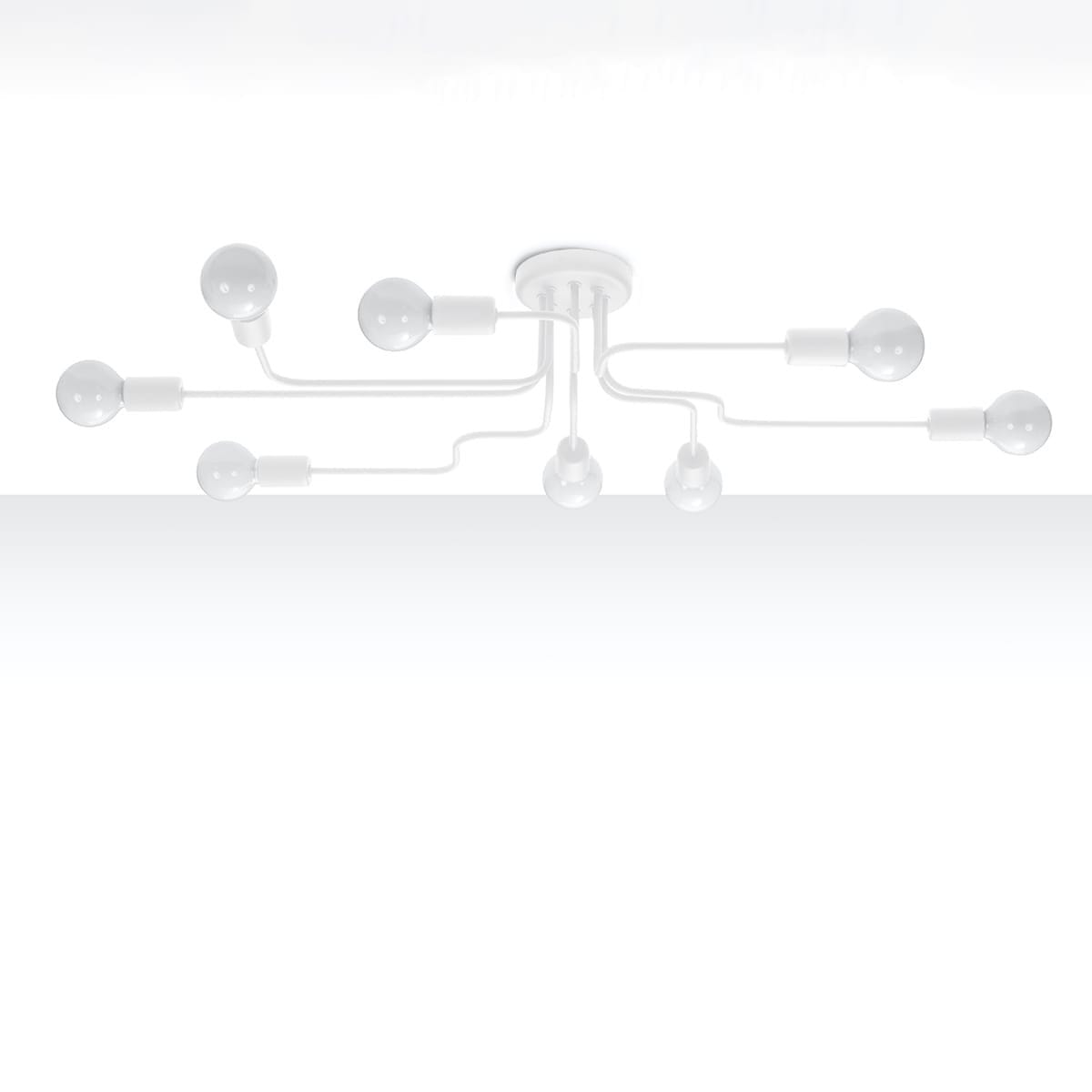 Multi Arm Ceiling Light Vector Eight Light White Multi Arm Ceiling Light Vector Eight Light White Uncategorized Fisherman's Lights UK