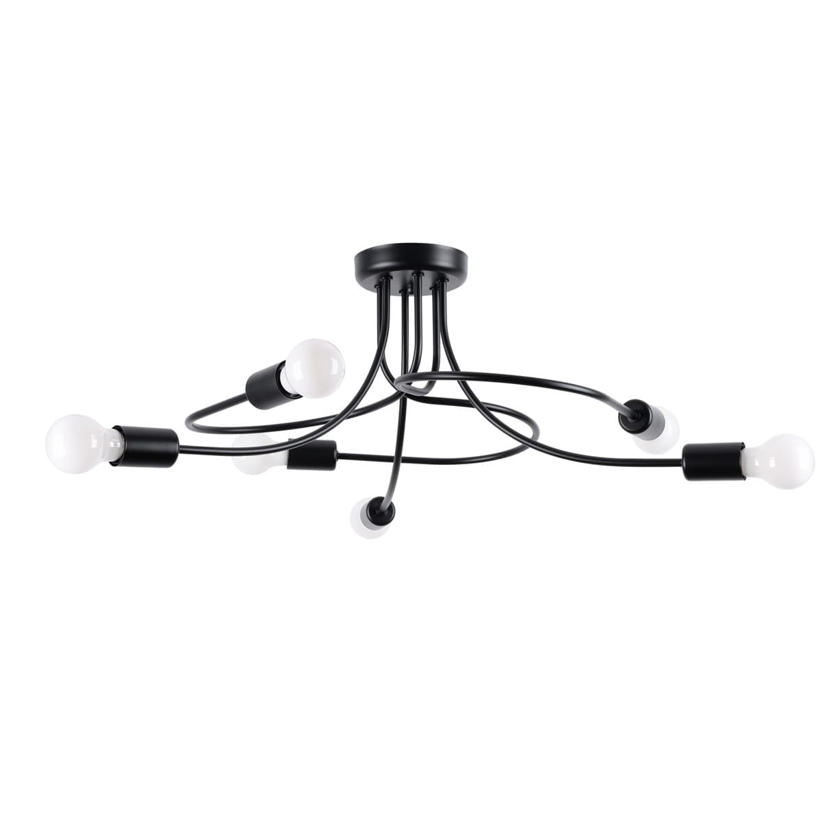 Chandelier Levar Six Light Black Chandelier Levar Six Light Black Uncategorized Fisherman's Lights UK