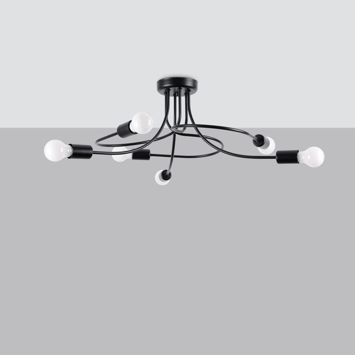 Chandelier Levar Six Light Black Chandelier Levar Six Light Black Uncategorized Fisherman's Lights UK