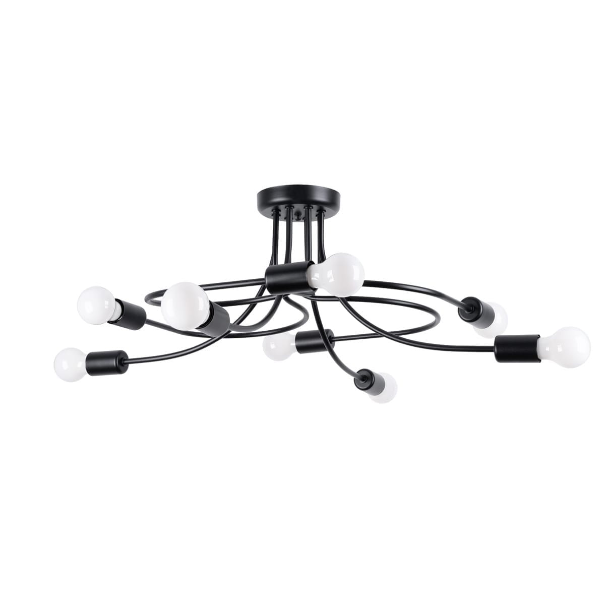 Chandelier Levar 8 Black Chandelier Levar 8 Black Uncategorized Fisherman's Lights UK