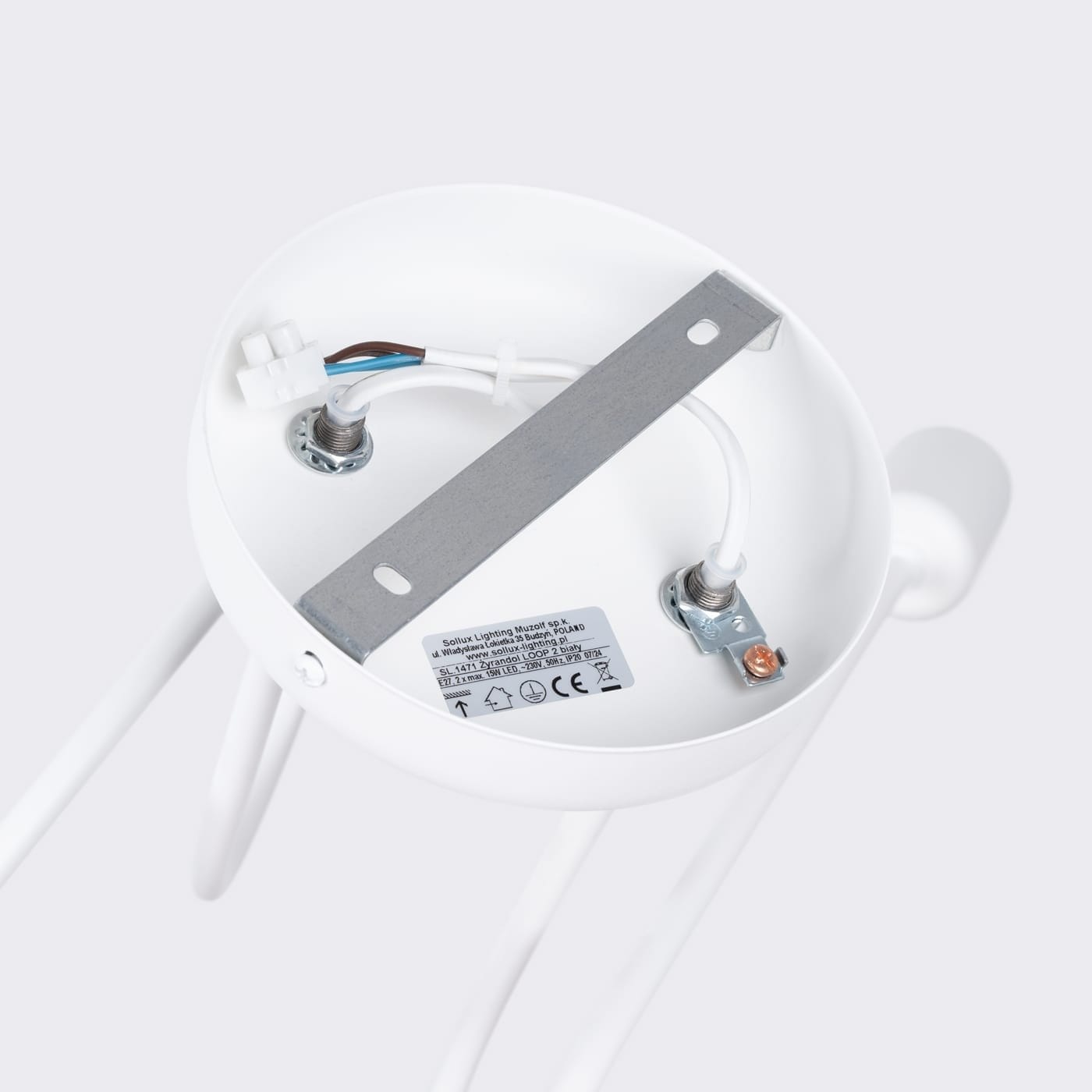 Chandelier Loop Two Light White Chandelier Loop Two Light White Uncategorized Fisherman's Lights UK