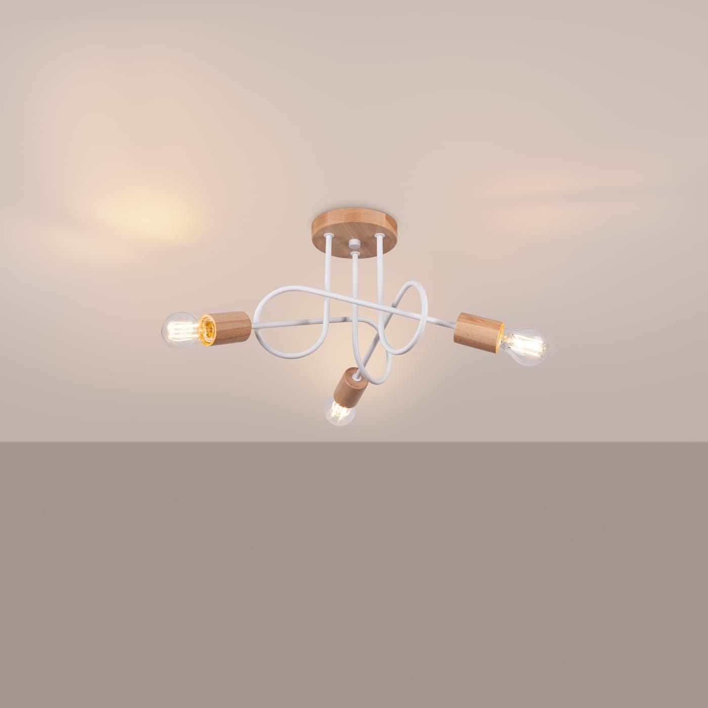 Wooden Ceiling Light Ember Three Light White Wooden Ceiling Light Ember Three Light White Uncategorized Fisherman's Lights UK