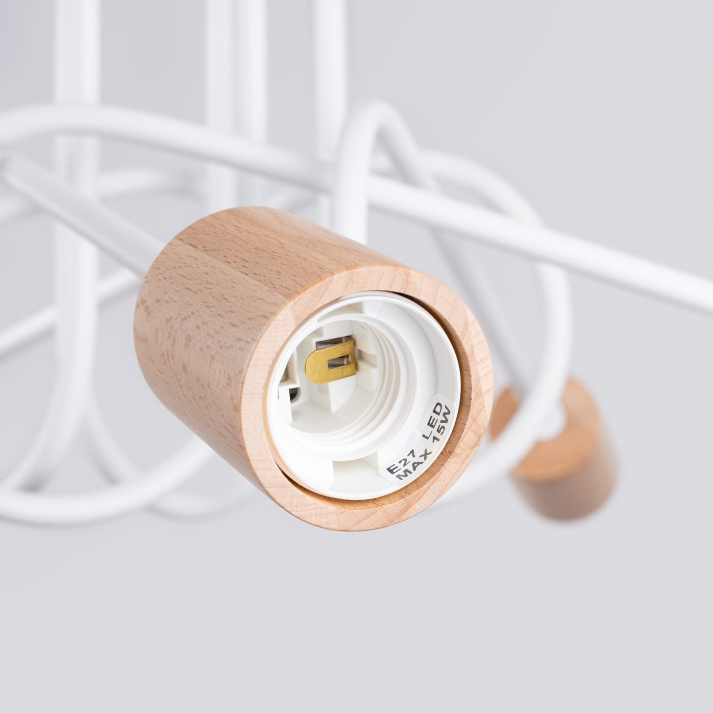 Wooden Ceiling Light Ember Five Light White Wooden Ceiling Light Ember Five Light White Uncategorized Fisherman's Lights UK