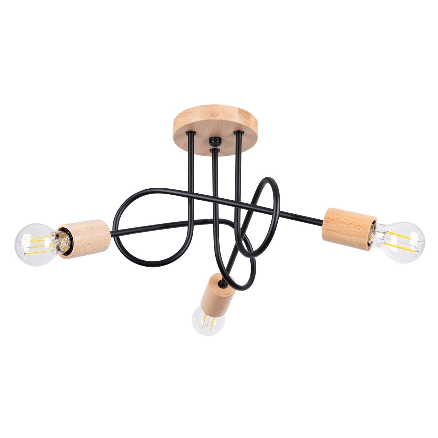 Wooden Ceiling Light Ember Three Light Black Wooden Ceiling Light Ember Three Light Black Uncategorized Fisherman's Lights UK