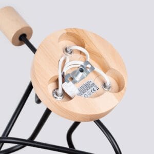 Wooden Ceiling Light Ember Three Light Black Uncategorized Fisherman's Lights UK