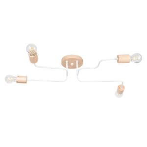 Wooden Pendant Light Karbon Four Arm White Uncategorized Fisherman's Lights UK