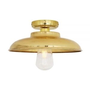 Darya IP65 Brass Ceiling Light | Outside or Bathroom Uncategorized Fisherman's Lights UK