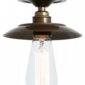 Reznor Flush Brass Ceiling Light Uncategorized Fisherman's Lights UK