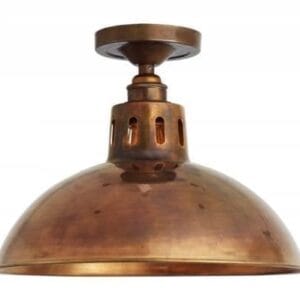 Paris Industrial Brass 30cm Ceiling Light Uncategorized Fisherman's Lights UK